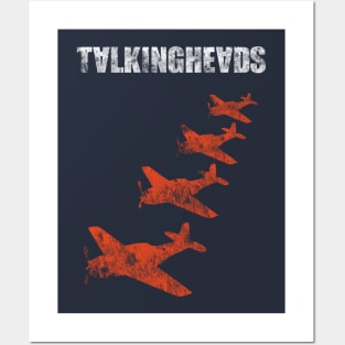 Talking Heads Planes - distressed Posters and Art